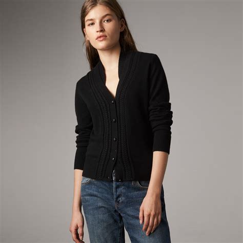 burberry cashmere cardigan women